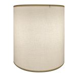 Lampshades Inc. Round Hardback Lampshade, 10" Top x 10" Bottom x 11" Height, Parchment